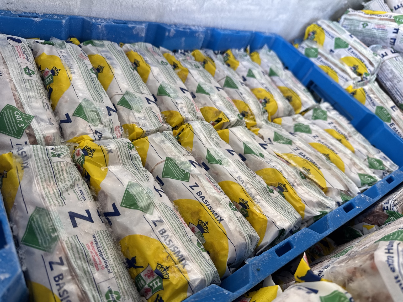 Full Lotgering crate with 34 individually packed 500 gram portions
